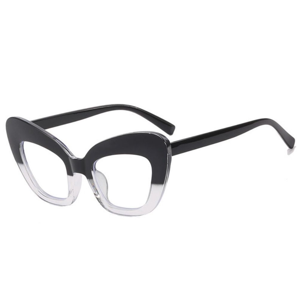 Oversized Cat Eye Blue Light Frames - Picture 3 of 7
